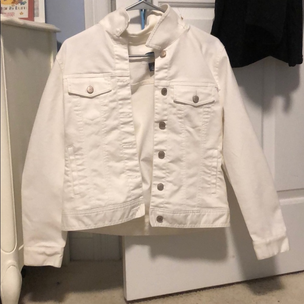 White Jean Jacket